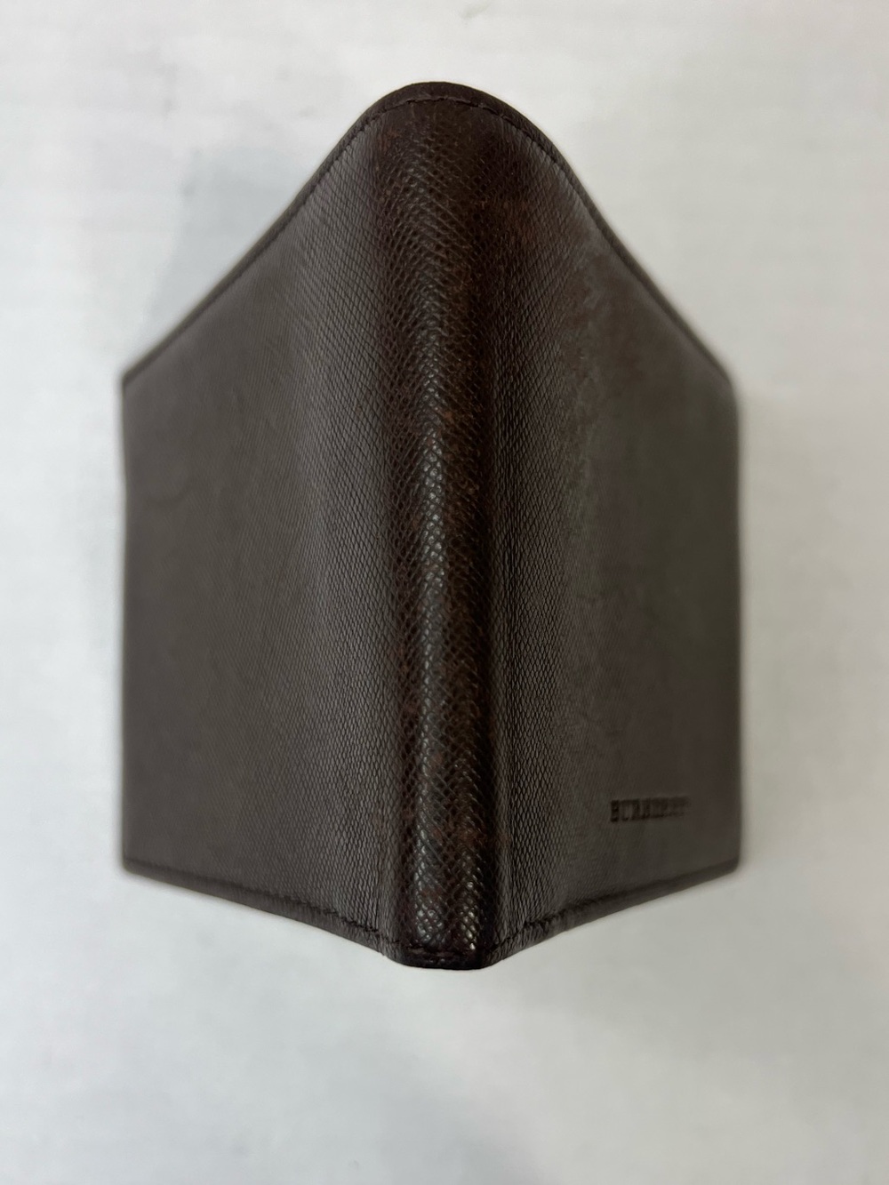 Burberry Bifold Wallet in a dark brown saffiano leather - Picture 3 of 14